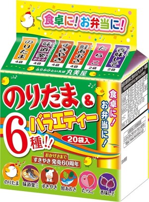 Ассорти из 5 видов фурикаке Marumiya Noritama & Variety