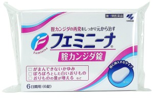 Препарат от молочницы Kobayashi Pharmaceutical Feminina Vaginal Candida Tablet                  
