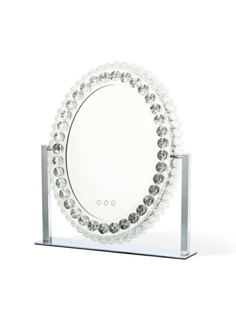 Голливудское зеркало для макияжа с LED подсветкой Francfranc Brier Hollywood Mirror Round