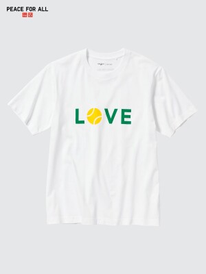 Футболка из коллекции «EACE FOR ALL / Roger Federer» Uniqlo PEACE FOR ALL T-Shirt Roger Federer