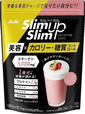 Протеиновый коктейль с молочнокислыми бактериями и ягодами годжи Asahi Slim Up Slim