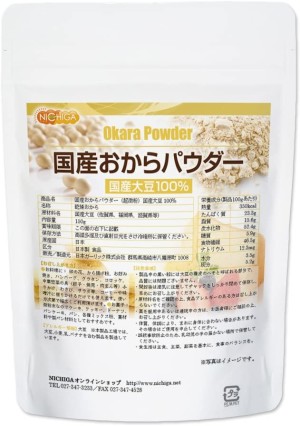 Порошок окары NICHIGA Okara Powder Domestic Soy 100%
