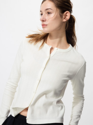 Кардиган с ажурным узором Uniqlo Pointelle Cardigan