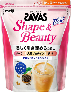 Протеиновый коктейль с коллагеном и витаминами Meiji Savas Shape & Beauty