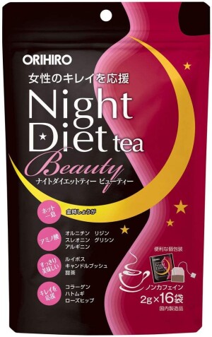 Диетический чай для похудения ночью Orihiro Night Diet Tea Beauty