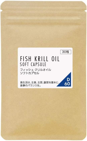 Комплекс Омега-3 с маслом рыбы и криля для сердца, мозга и иммунитета Nichie Fish Krill Oil