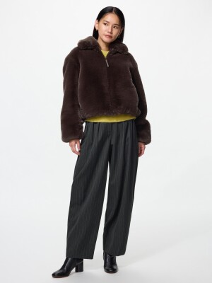 Короткая шуба из искусственного меха Uniqlo Faux Fur Short Blouson