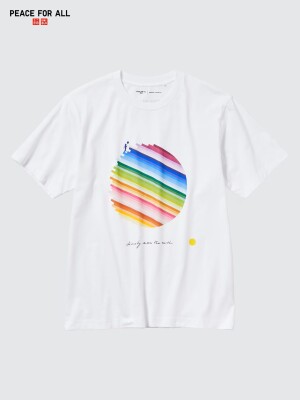 Футболка из коллекции «PEACE FOR ALL / Emmanuel Moureaux» Uniqlo PEACE FOR ALL T-Shirt Emmanuel Moureaux