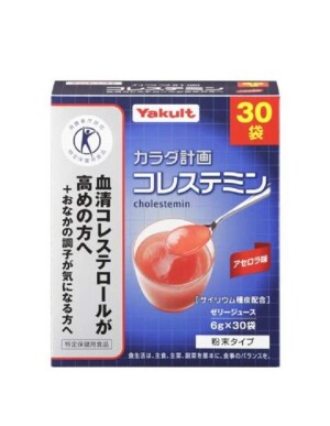 Желе со вкусом ацеролы для снижения уровня холестерина Yakult Health Foods Cholestemin Acerola Flavor