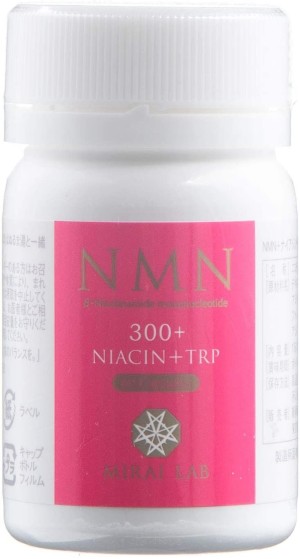 NMN + триптофан и ниацин для нервной системы Mirai Lab NMN 300+ Niacin + Tryptophan Plus