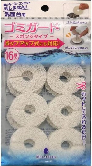 Фильтр для слива раковины в ванной из губки More Clean Sink Drain Sponge Filter