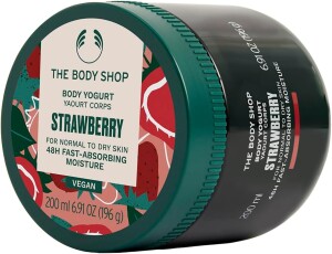 Йогурт для тела с ароматом клубники для нормальной и сухой кожи The Body Shop Body Yogurt ST