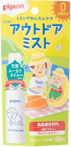 Спрей для защиты детской кожи от насекомых и сухости Pigeon Outdoor Mist