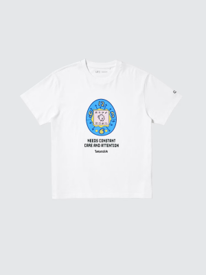 Футболка-оверсайз из коллекции «Тамагочи» Uniqlo Tamagotchi UT Oversize Fit