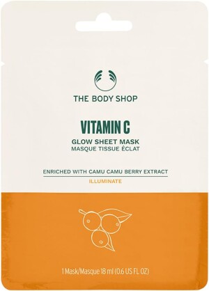 Тканевая маска для сияния кожи лица с витамином С The Body Shop C Glow Sheet Mask