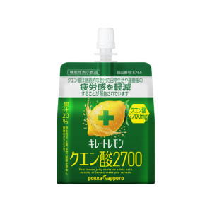 Бодрящий желейный напиток с лимонной кислотой от усталости Pokka Sapporo Chelate Lemon Citric Acid 2700 Jelly