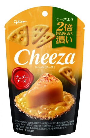 Сырные чипсы со вкусом выдержанного чеддера Glico Nama Cheese Cheddar Style