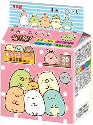 Ассорти из 4 видов фурикаке Marumiya Sumikko Furikake Mini Pack