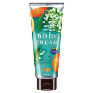 Витаминный крем для тела Kracie Aroma Resort Body Cream Lucentia Muguet & Orange  