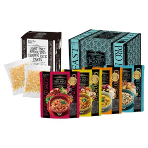 Безглютеновая паста из коричневого риса с четырьмя видами соуса Esthe Pro Labo Fast Pro® Gluten Free Pasta Set Gran Pro