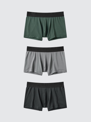 Детские трусы-боксеры для мальчиков из коллекции «Airism» Uniqlo BOYS Airism Boxer Briefs 3-Pack Front Opening
