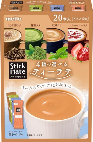 Ассорти растворимых чайных латте Meito Stick Mate Tea Latte Assortment