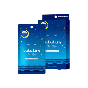 Осветляющая ночная маска для сияющей, прозрачной кожи LuLuLun One Night Rescue Face Mask