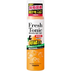 Освежающий тоник Yanagiya Fresh Tonic для редеющих волос с экстрактом цитрусовых          