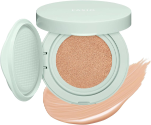 Многофункциональный BB тинт-кушон KOSE FASIO BB Tint Cushion Foundation Cover