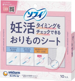 Ежедневные прокладки для контроля овуляции Unicharm Sofy Ovulation Timing Check Panty Liners