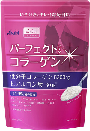 Амино коллаген с гиалуроновой кислотой и молочнокислыми бактериями (60 дней) ASAHI PERFECT COLLAGEN