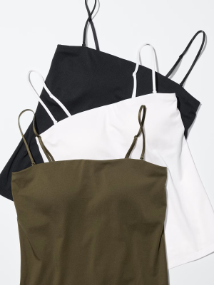 Топ-бра с регулируемыми лямками Uniqlo Airism Cotton Bra Tube Top