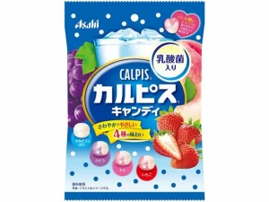 Фруктовые леденцы ассорти вкусов с лактобактериями Asahi Calpis Candy
