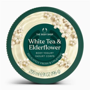 Йогурт для тела с ароматом белого чая и бузины The Body Shop Body Yogurt White Tea & Elderflower