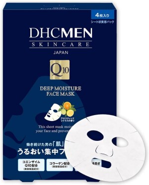 Мужская маска с коэнзимом Q10 DHC MEN Deep Moisture Face Mask