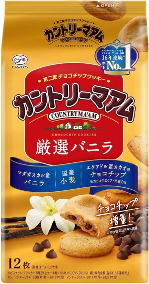 Печенье с натуральной ванилью Fujiya Country Ma'am Premium Vanilla