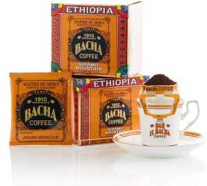 Кофе в дрип-пакетах с пряными, цветочными и какао-нотами Bacha Coffee Sidamo Mountain Single Origin Coffee Ethiopia