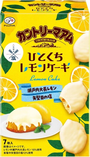 Мини-печенье со вкусом лимонного кекса Fujiya Country Ma'am Bite-Sized Lemon Cake