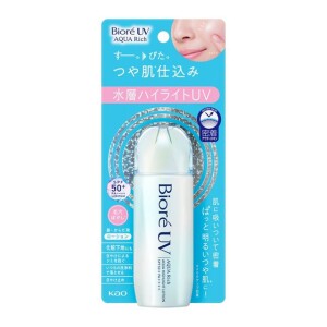 Двухфазный солнцезащитный лосьон с эффектом хайлайтера KAO Biore UV Aqua Rich Aqua Highlight Lotion