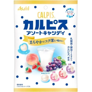 Фруктовые леденцы ассорти вкусов с лактобактериями Asahi Calpis Candy