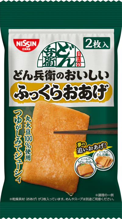 Жареный тофу для лапши Nissin Donbei Delicious Fluffy Fried Tofu