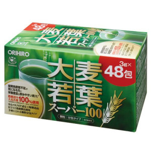 Зеленый напиток с листьями ячменя Orihiro Super 100