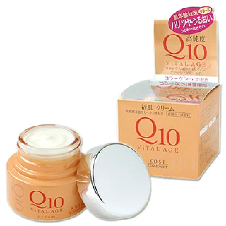Антивозрастной крем с коэнзимом Q10 Kose Vital Age Q10 Cream