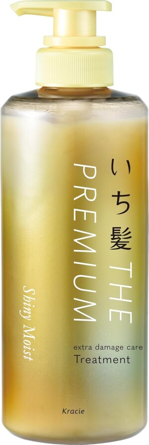Восстанавливающий, увлажняющий кондиционер Kracie Ichikami THE PREMIUM Shiny Moist Extra Damage Care Treatment