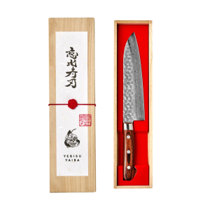 Кухонный нож YEBISU YAIBA Nagi Sakai Luxury Damascus Kitchen Knife