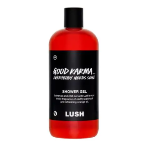 Гель для душа с апельсиновым соком, маслами пачули, сладкого апельсина и сосны Lush Good Karma Everybody Needs Some Shower Gel