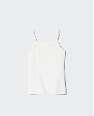 Детская майка для девочек из коллекции «Airism» Uniqlo GIRLS Airism Cotton Blend Camisole With Double-Layer Chest