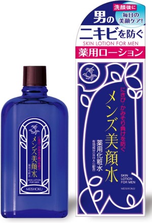 Очищающий лосьон для мужчин с салициловой кислотой против акне и огрубения кожи Meishoku Bigan Medicated Men's Facial Water R