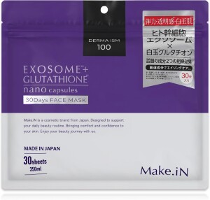 Омолаживающая маска для лица с экзосомами и глутатионом Make.iN Exosome + Glutathione 30Days Face Mask
