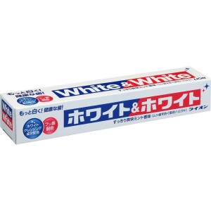 Отбеливающая укрепляющая зубная паста с фтором Lion White Toothpaste